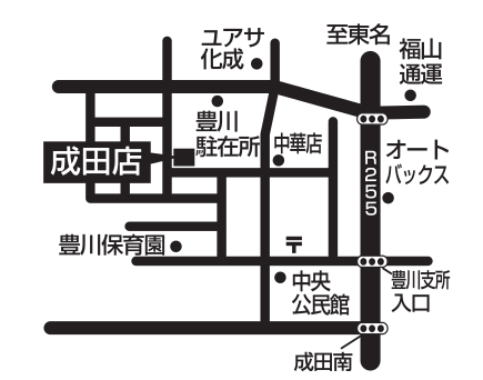 成田店地図